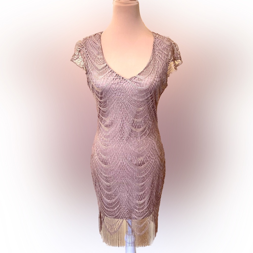 Copper metallic dress. Size Small